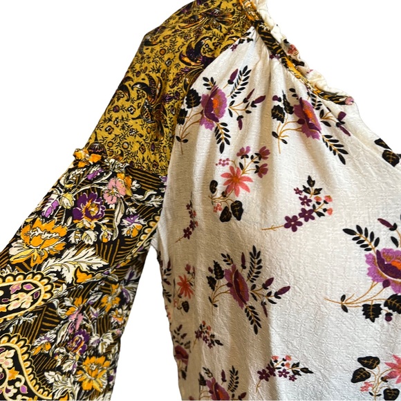 Jane & Delancey Peasant Boho Top sz Large - Picture 6 of 9